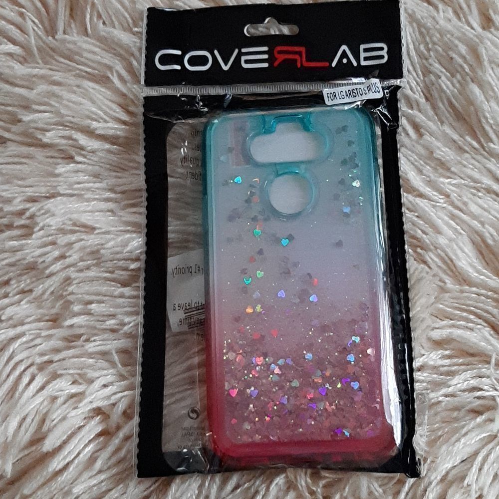 NWOT Coverlab pink &Aqua for LG ARISTO 5 PLUS